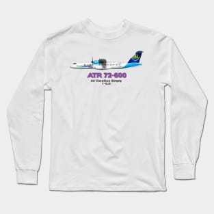 Avions de Transport Régional 72-600 - Air Caraïbes Simply Long Sleeve T-Shirt